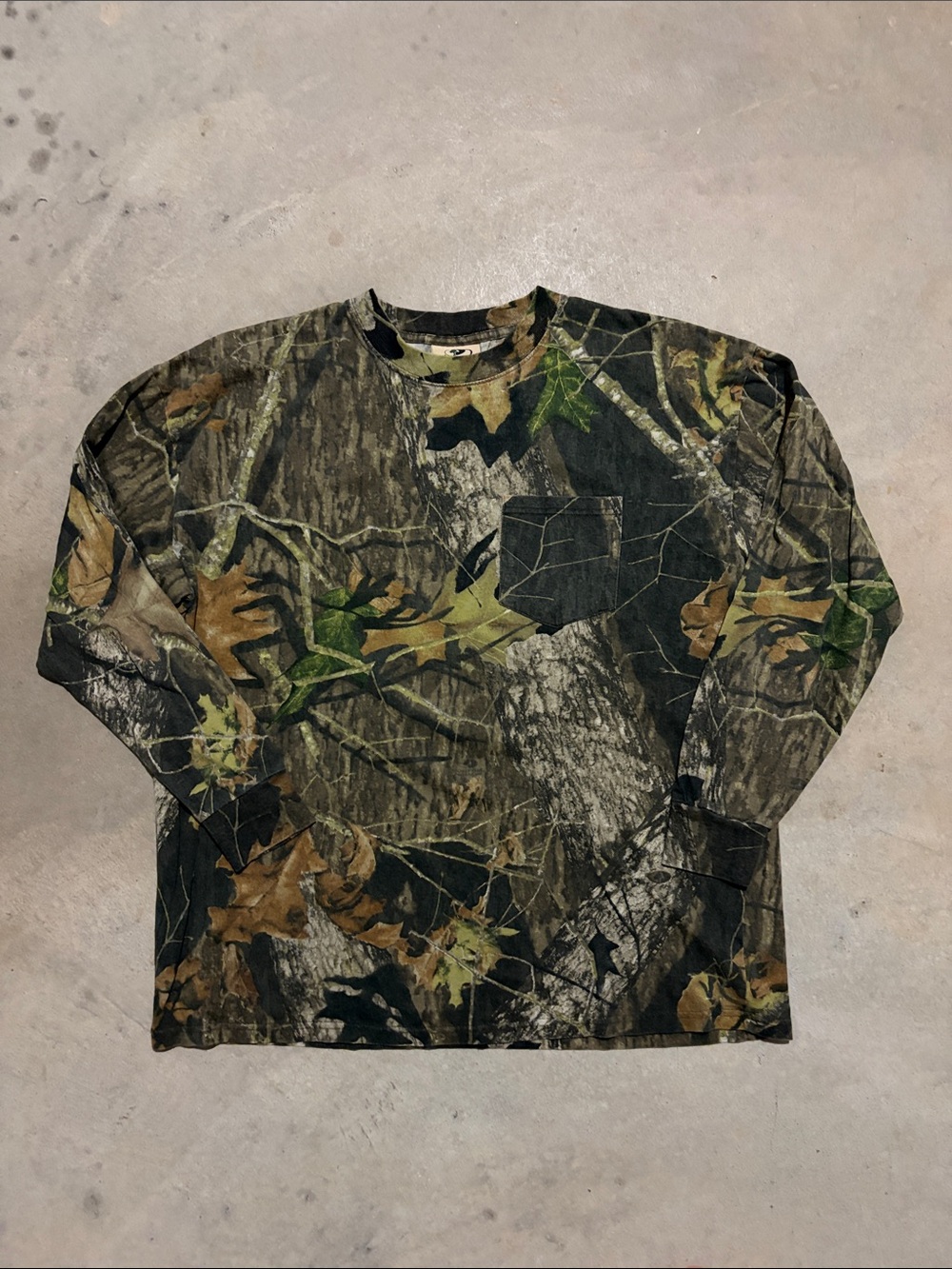 Vintage Mossy Oak Camo Pocket Shirt